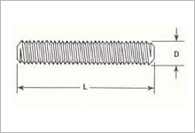 Stud Bolts Continuous Threaded